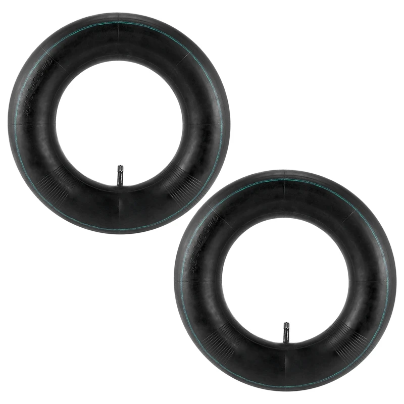 2 Pack 4.80/4.00-8 Inch Inner Tubes For Mowers, Hand Trucks, Wheelbarrows, Carts And More