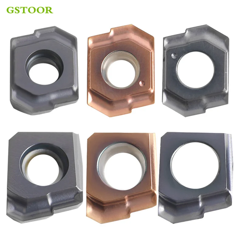 

LOGT050204 LOGT060204 ZSGT060204 DT CNC Lathe Deep Hole Turning Tool Gun Drill Cutting Inserts For P.M