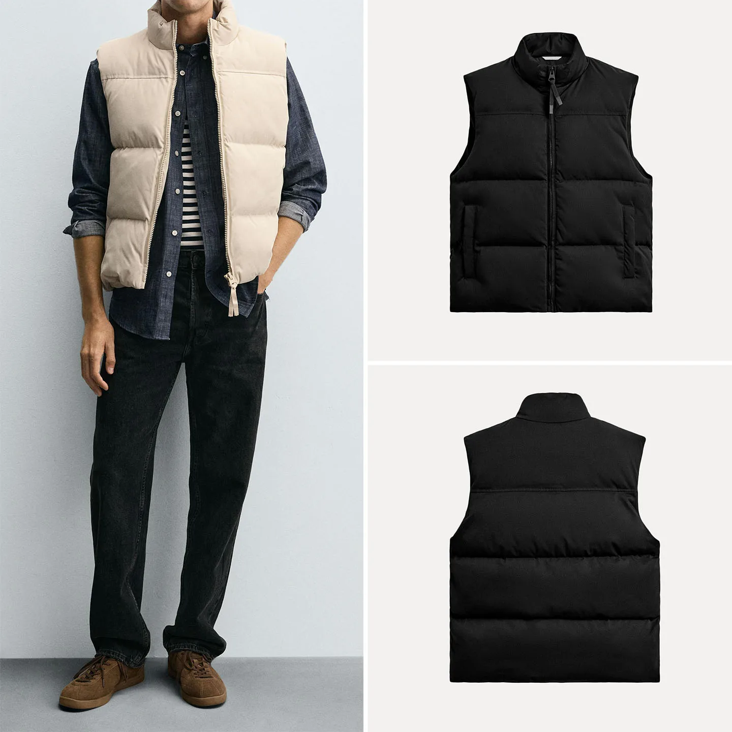 

Хлопковый жилет, осень 2023, новинка Sle, мужской модный облегающий жилет прямого кроя, персонализированная молодежная модель stojaka