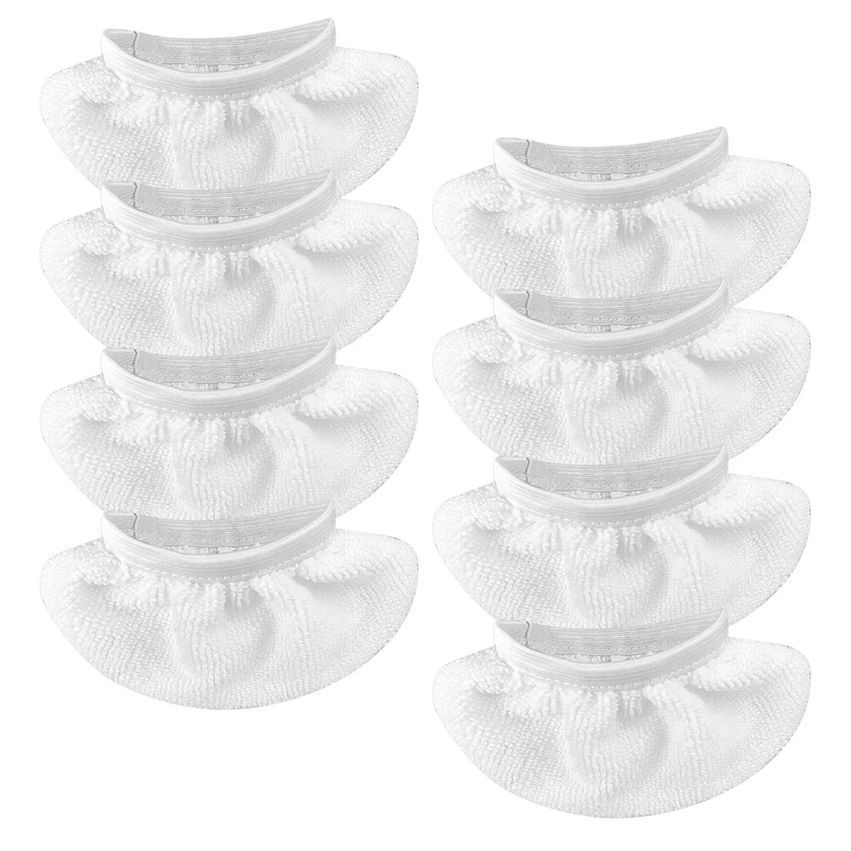 M17K 8 Pack Steam Mop Pads for Handheld Steam Cleaner,for Bissell Steam Shot, Wagner, PurSteam,McCulloch,Dupray,Comforday