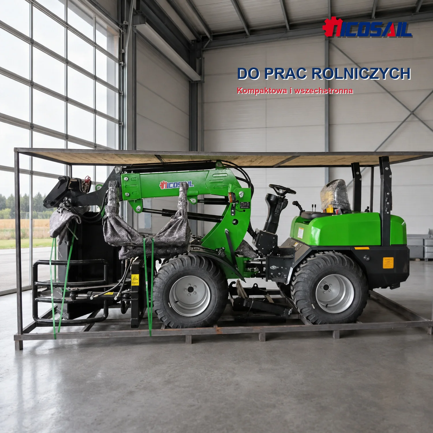 Farming Agriculture Machine - Cargadora de Ruedas Telescópica KZL918 Personalizada,