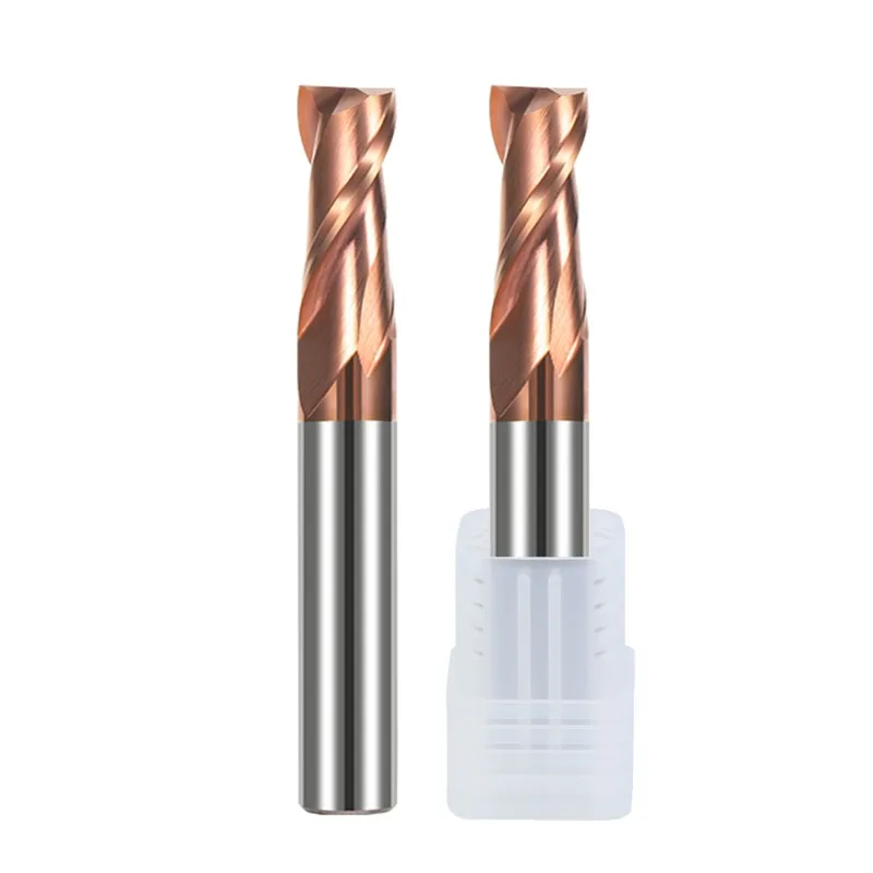 

GAMONT 2-Flute HRC55 Carbide End Mill Coated Straight Shank Flat Cutter CNC Steel Precise Wearproof Tungsten Cutting Tool