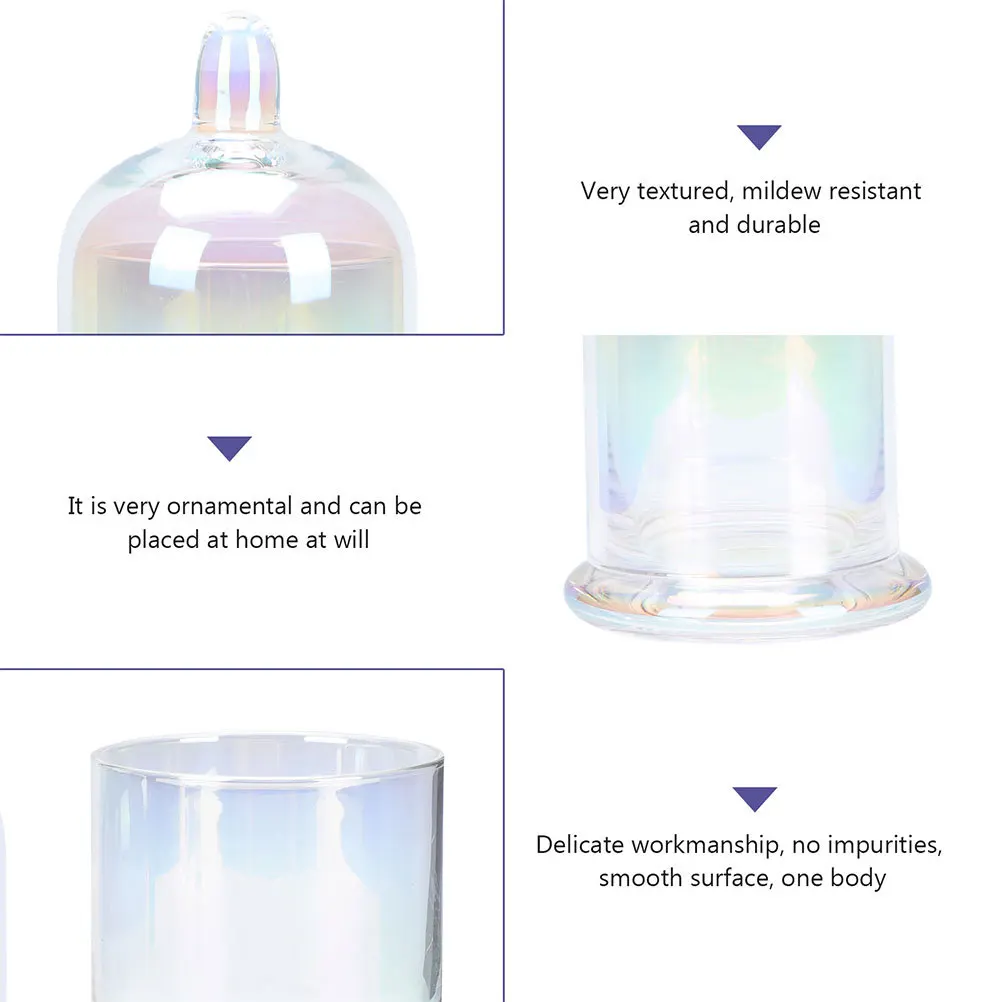 

Colored Glass Candlestick Holder Tea Light Holders Lights Tealight Colorful Decorative