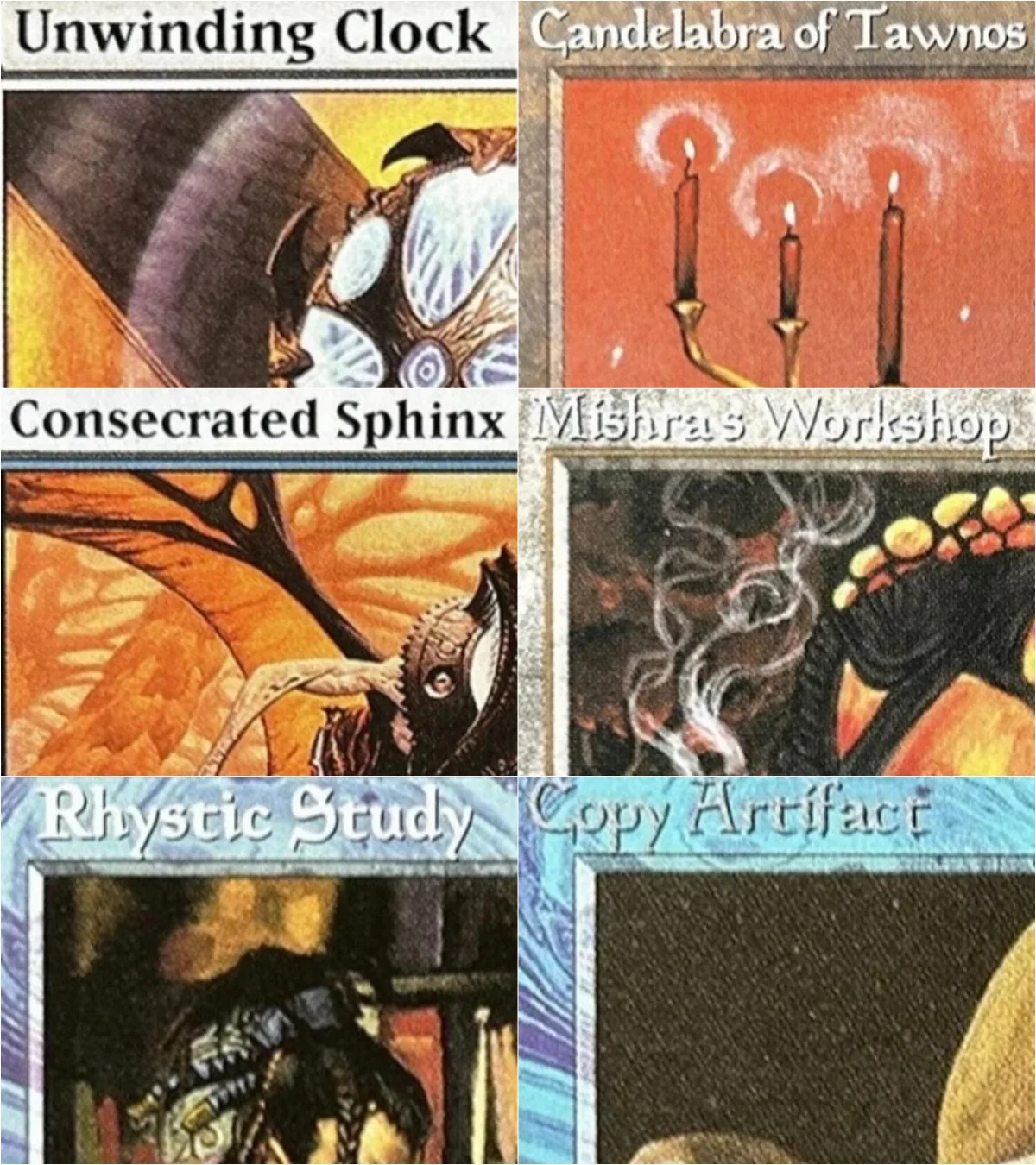 

"Grim Monolith/Entomb/Candelabra of Tawnos/Mox Diamond" Magical proxy Cards Black Top Playing Gathering Board Trading Cards