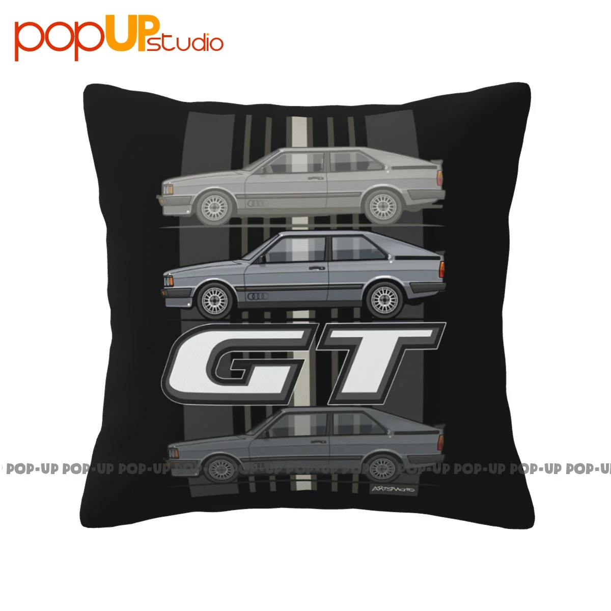 Cozy Four Rings Coupe Gt B2 Pillowcase Throw Pillow Cover Vintage Customized Home Decorative