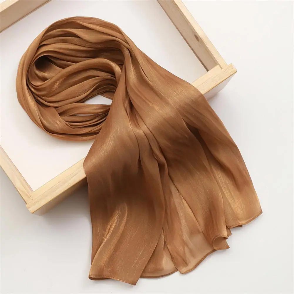 

Simple Design Scarf Solid Color Shawl Versatile Solid Color Women's Headscarf Shawl for Uv Protection Daily Wear Large Size