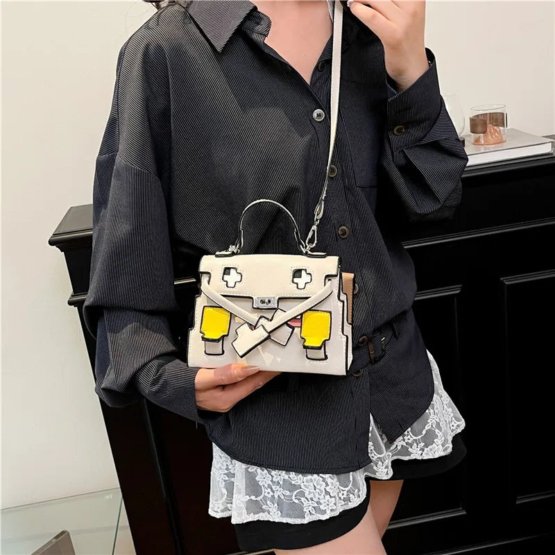 

Opulent Elegance Women Leather Crossbody Bag Luxury Vintage Designer High End Shoulder Tote