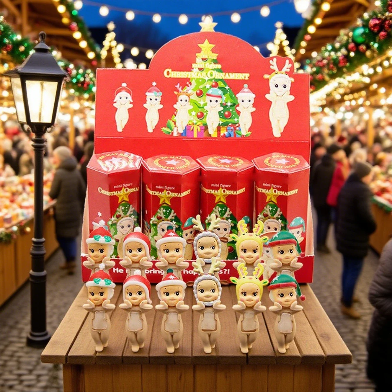 

Рождественский подарок для вечеринки, глухая коробка с ангелом, фруктовая кукольная трендовая игра, глухая коробка, 2D украшение для мобильного телефона, глухая коробка, подарок