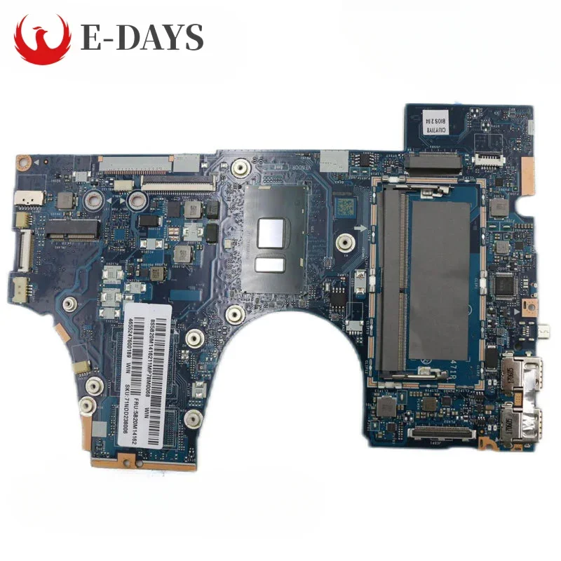 5B20M14162 For Lenovo Yoga 710-14IKB Laptop Motherboard LA-D471P Mainboard CPU I5-7200U UMA 100% Tested Ok.