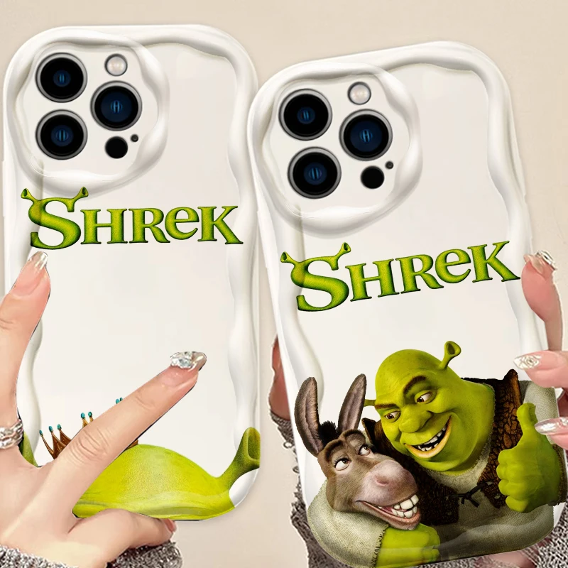 Movie Anime Shreks Art For Apple iPhone 15 14 13 12 11 XS XR X Pro Max Plus Wave Oil Funda Phone Case