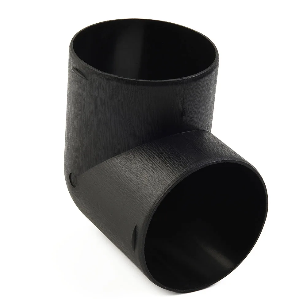 Garden Home Air Duct Elbow Cooling System Black Easy To Install No Drilling Outer Diameter 75mm Plastic Reliable