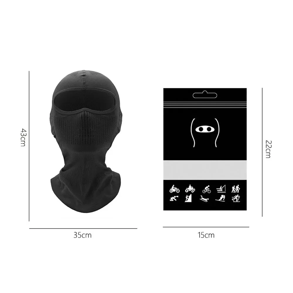 Tactical Outdoor Cycling Helmet Mask Outdoor Sports Neck Protection Sun Protection Seamless Motorcycle Cycling Full Face Mask
