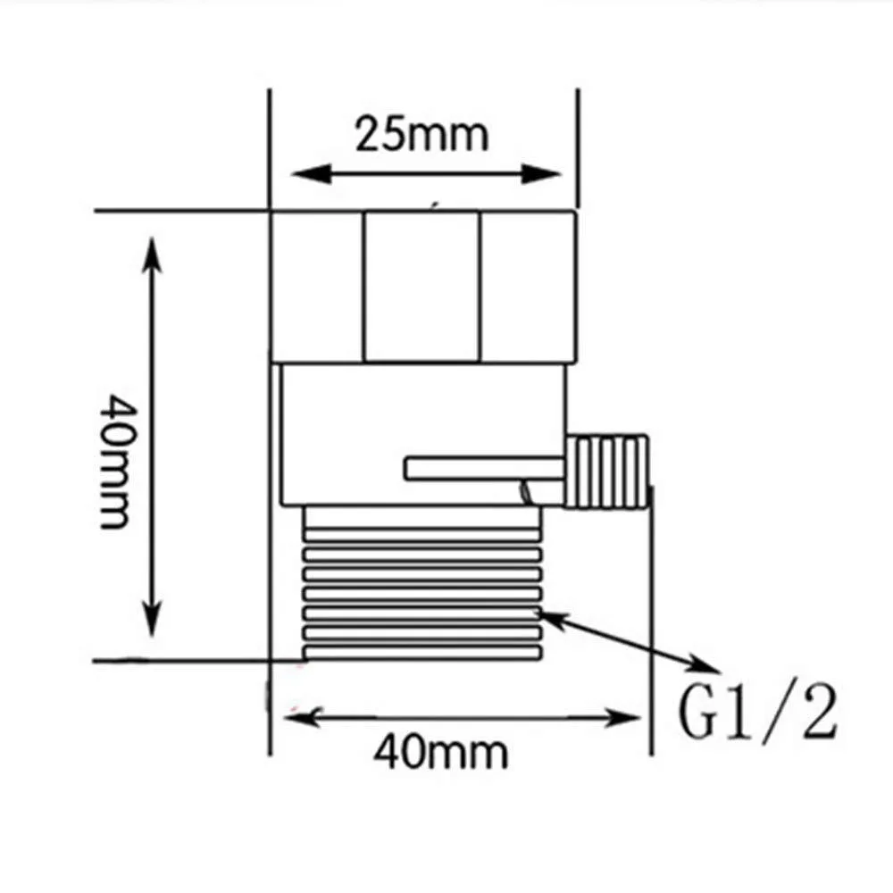 Water Volume Adjust Device,Water Pressure Regulator Shower Flow Control Angle Valve,Brass Handheld Direct Valve Valve