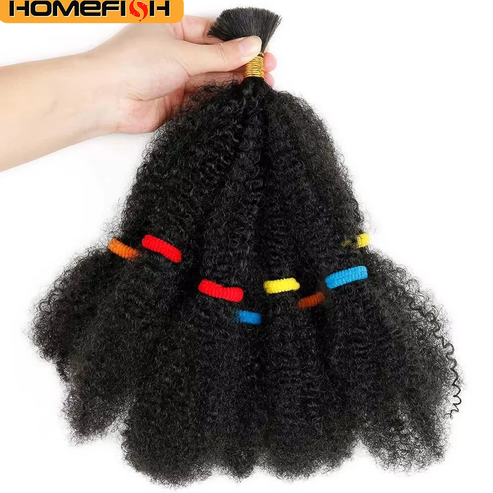 Cabello Afro Kinky a Granel de 12 Pulgadas, 1 Paquete (10 Mechones), Cabello Sintético para Trenzas Afro, Crochet Locks