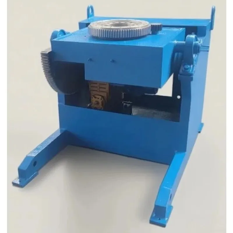 1000kg Loading Customized 0-120 Degree Industrial Electric Rotating Table Welding Positioner with 3-jaw Chuck