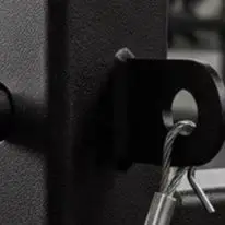 Gym T Handle Pin 142mm Length 3/8 Inch With Lanyard For Weight Stack Selector Machine Seat Adjustment Fitness Equipment