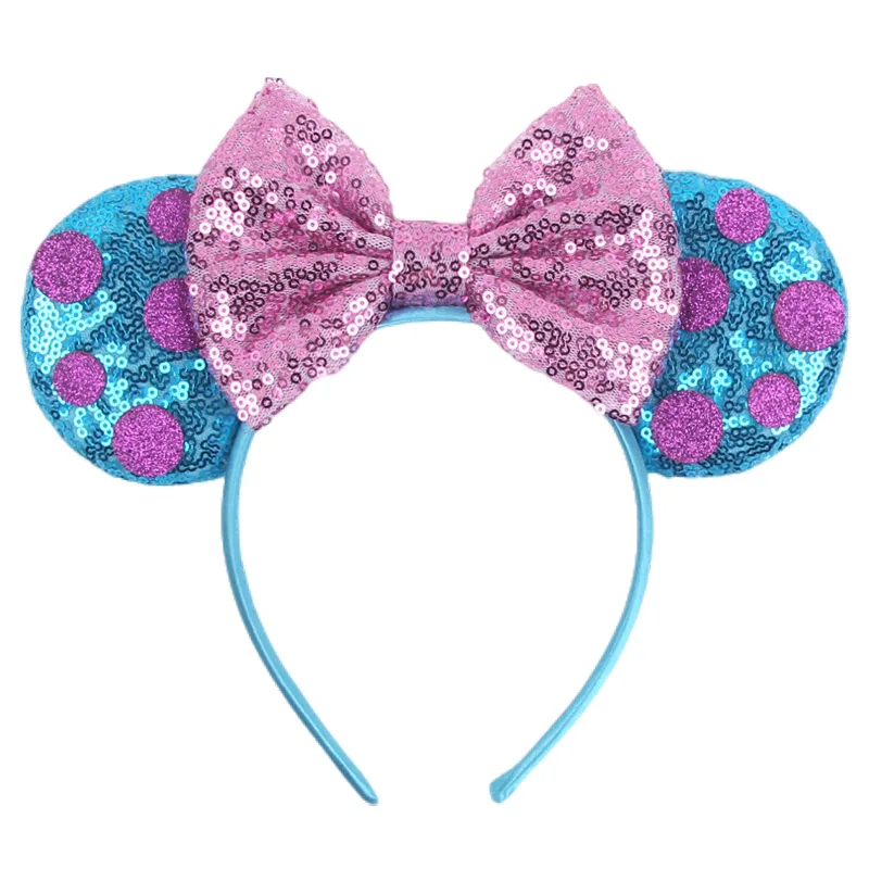Cartoon-Stil Stirnband Monster Uni Grün Mickey Großäugiges Party Cosplay Tier-Kopfbedeckung – Detail 7