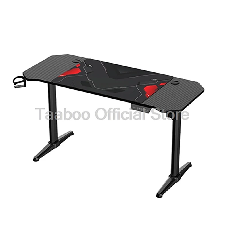 Lifting Standing Desk 75-120 Height Adjustable 120kg LBE Electric Gaming Desk Heavy Duty Computer Table for Gamer Home Office