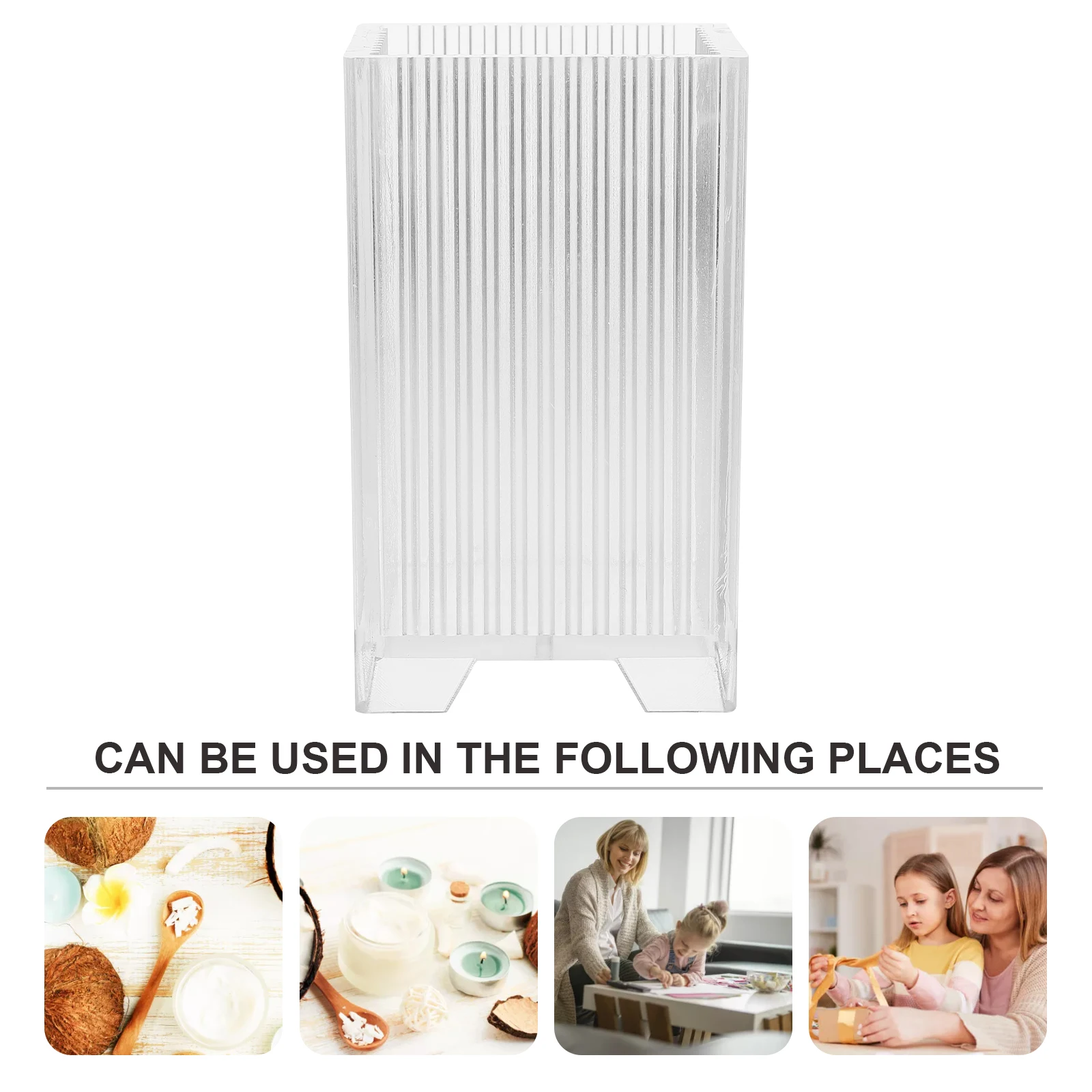

Plastic Mold Making Equipment Manual Craft Home DIY Accessory Scented Plastic Casting Mold Square Handmade Props