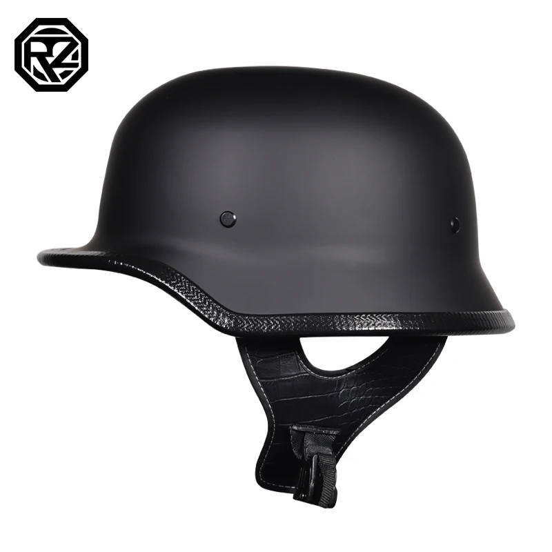 Motorcycle Retro helmet World War II German-style Steel helmet ABS Cruising half helmet