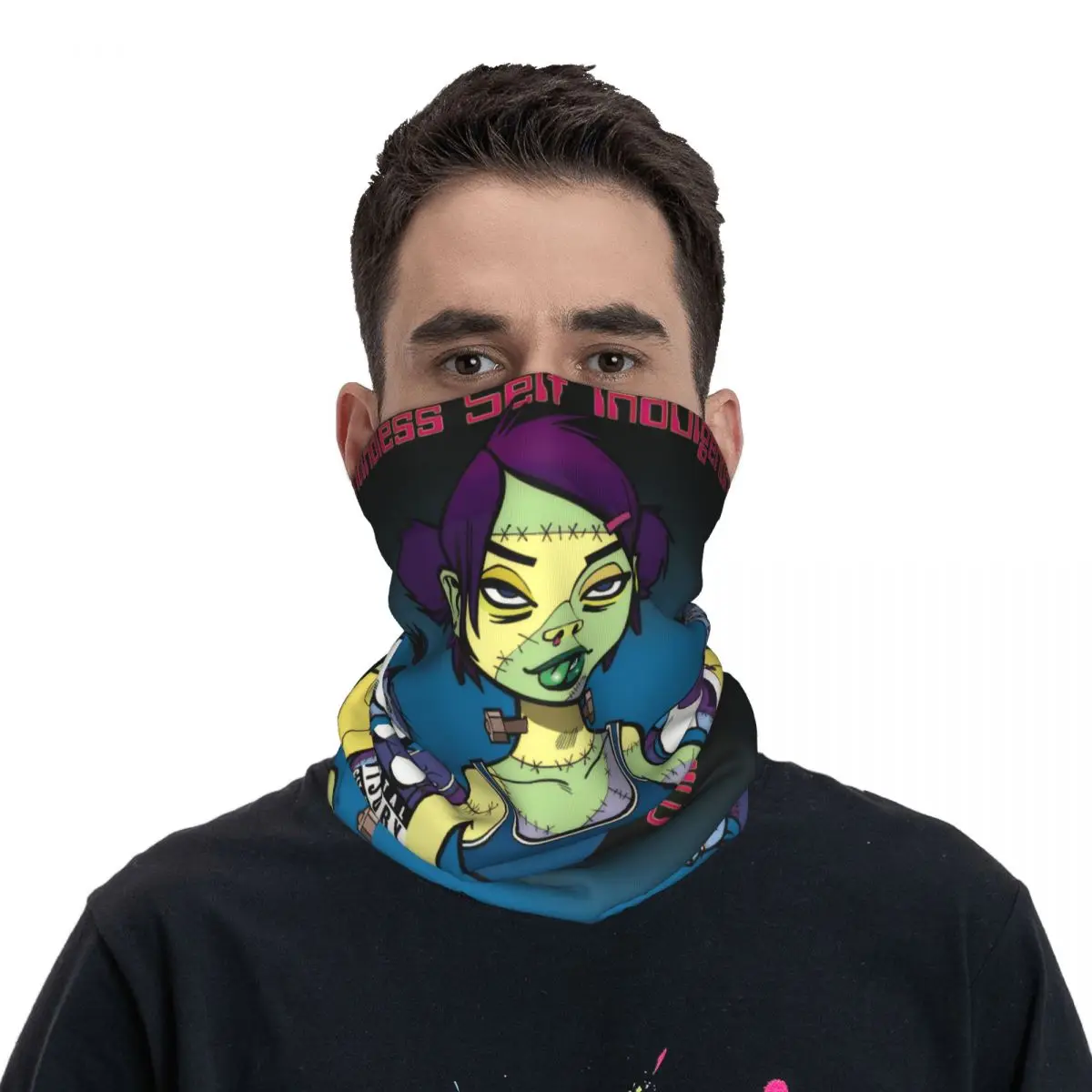 Mindless syal masker wajah Unisex cetak Gaiter leher Memanjakan diri ikat kepala hangat mendaki tahan angin