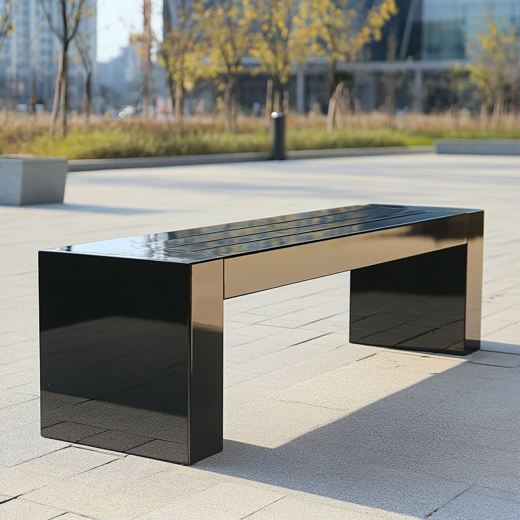 *Customized Outdoor Furniture 2-3 Seats Outdoor Modern Stainless Steel Bench Seat