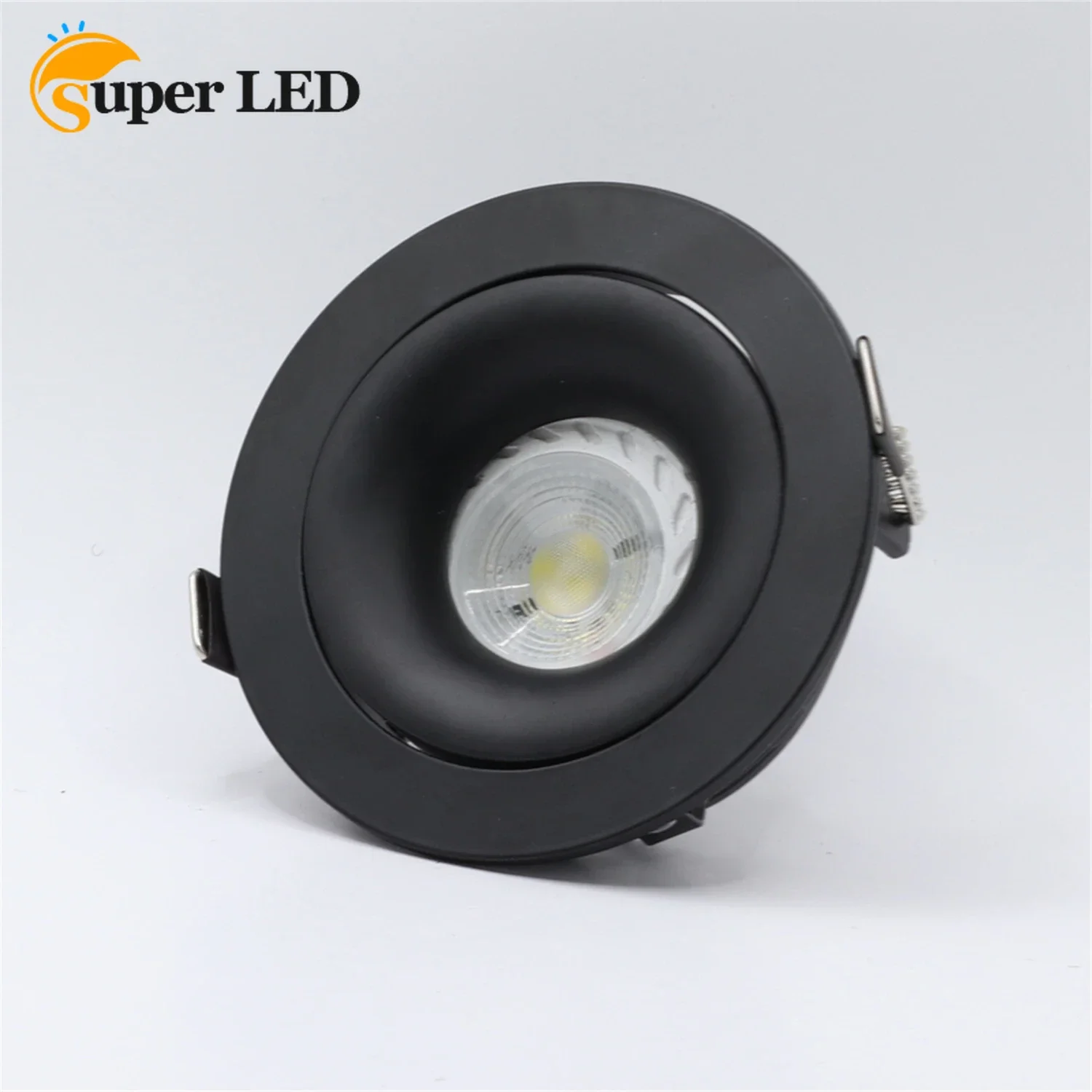 Led Downlight Armatuur Behuizing Verlichtingsaccessoires Mr16 Gu5.3 Gu10 Metaal Trimless Inbouw Rond Frame Usalight