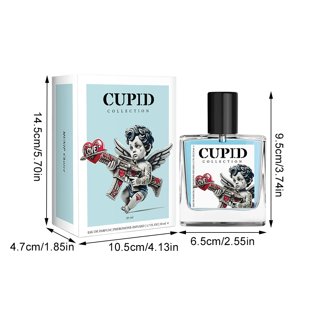 CUPID Evil Angel โคโลญจน์ฟีโรโมนที่ไม่ซ้ําใครสําหรับผู้ชาย Sensual และกลิ่นที่มีความซับซ้อนน้ําหอมบุรุษในโปรโมชั่นน้ําหอมผู้ชายหรูหรา