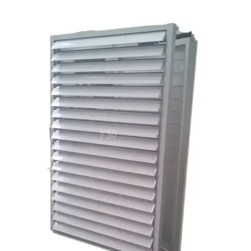 Manual Horizontal Outdoor Louvered Windows Doors Wall Louvers/Shutters/Blinds with Wind-Resistant Function and 5+ Year