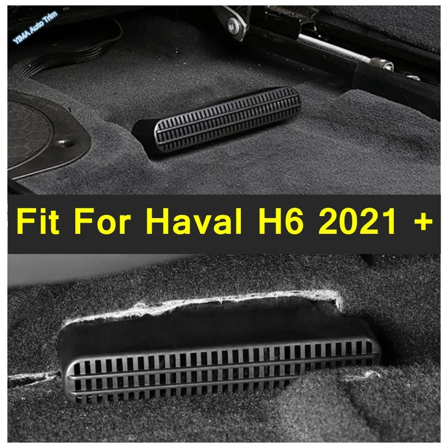 

Auto Seat Under Air Conditioner Duct Vent Outlet Grille Cover Trim For Haval H6 2021 - 2024 Black Interior Refit Kit Accessories