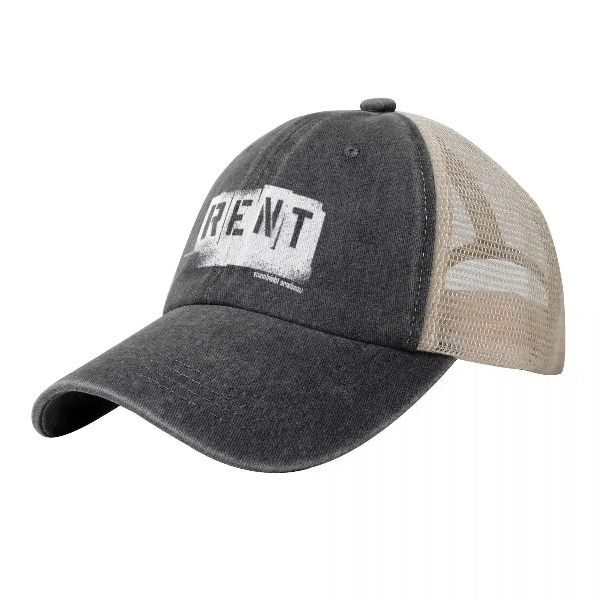 

sfa rent designs Cowboy Mesh Baseball Cap Trucker Cap Mountaineering Beach Outing Men's Women's