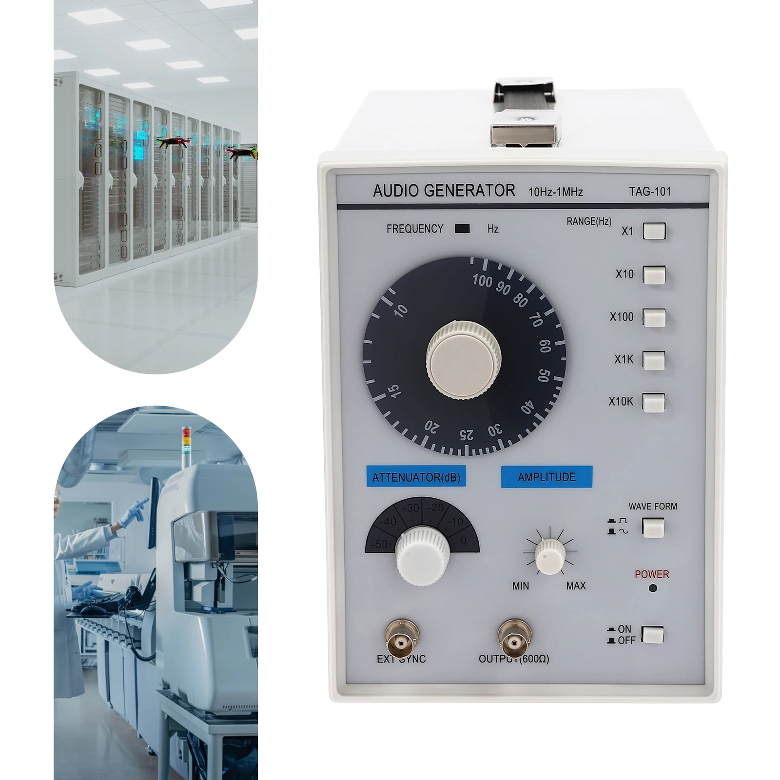 [Professional Signal Generator] Upgraded Low-Frequency Signal Generator - Metal For Electronic Testing - High Precision Durable