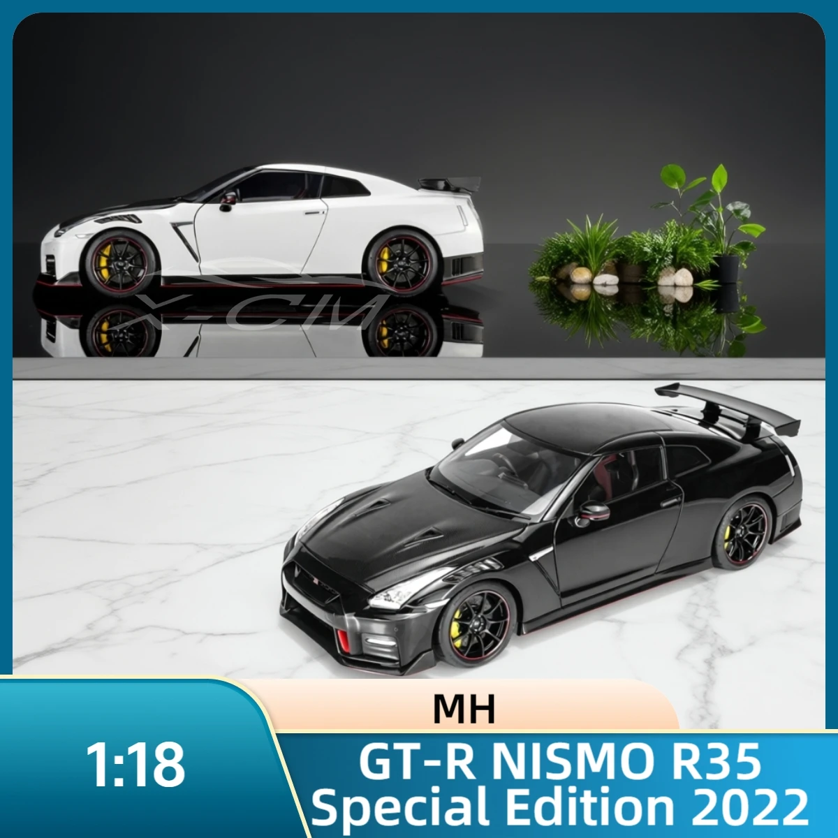 Diecast Car Model MH GT-R NISMO R35 Special Edition 2022 1:18 +