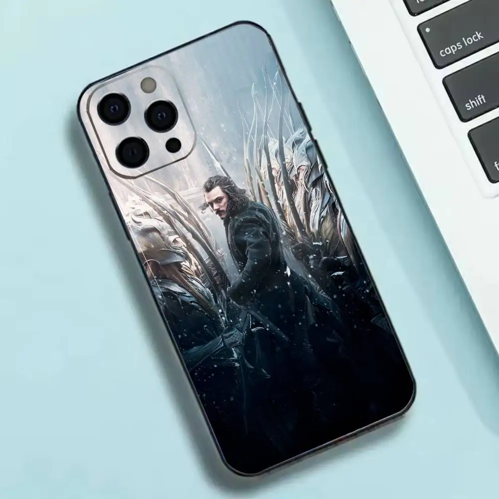 Custodia per telefono Movie The L-Lord R-Rings per iPhone 17,16,15,14,13,12,11 X XR Plus, cover nera in morbido silicone