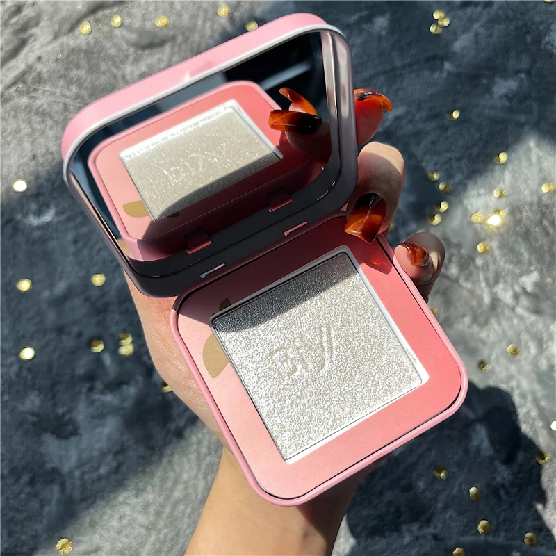 Peach Highlight Powder Diamond Glitter Pearlescent Face Contour 3D Brighten Mashed Potatoes Trimming Natural Color Korean Makeup