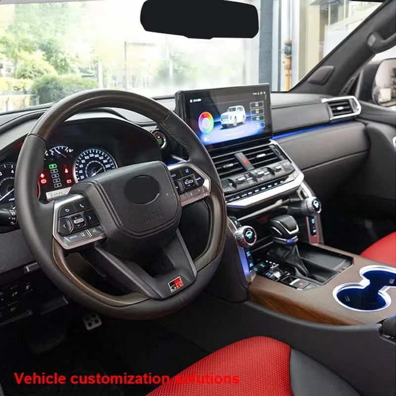 LC200 to LC300 Digital Instrument Cluster OEM Style Upgrade Compatible with RHD Land Cruiser 200 Series 2008-2022 Models