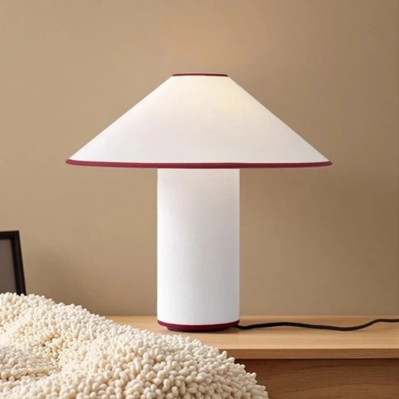Denmark Minimalist Fabric Hat Floor Lamps Study Foyer Bedroom Office Creative Designer Decorative Home Art Atmosphere Desk Light