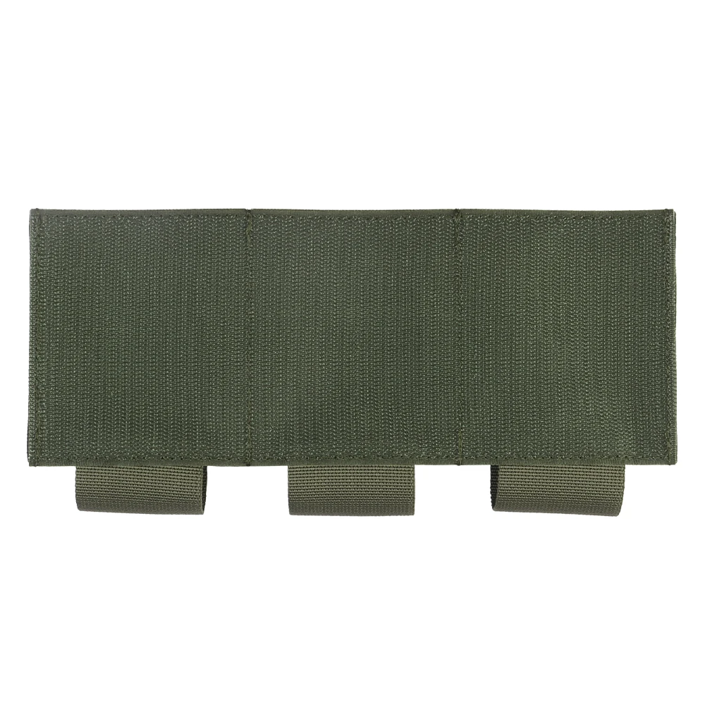 Tactical Elastic Triple Magazine Pouch shooting Vest Insertable magazine bag 5.56 7.62 M4 M16 AK Rifle Mag Holster Back Magic view 3