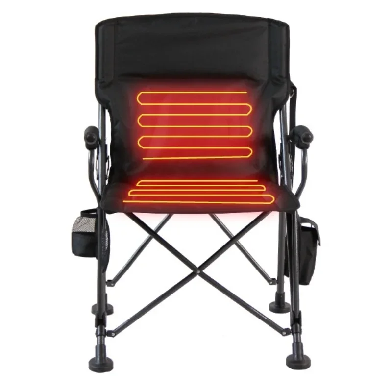 Outdoor Camping Portable Heated Folding Chair Suitable For Fishing, Camping And Office Use