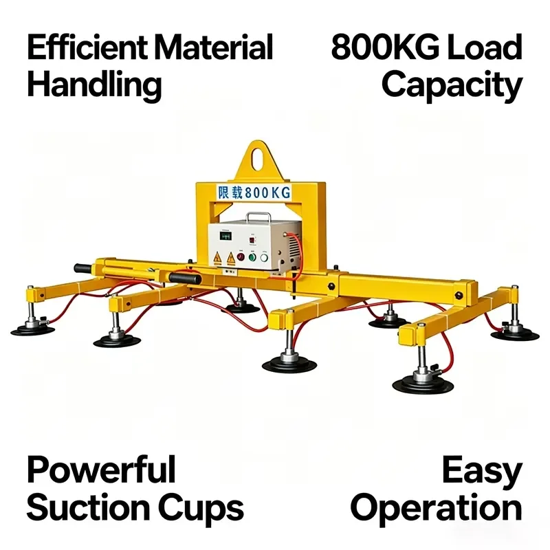 Metal plate wooden plate arm lift trolley manual lifter oil-free vacuum pump spreader suction cup numerical control machine
