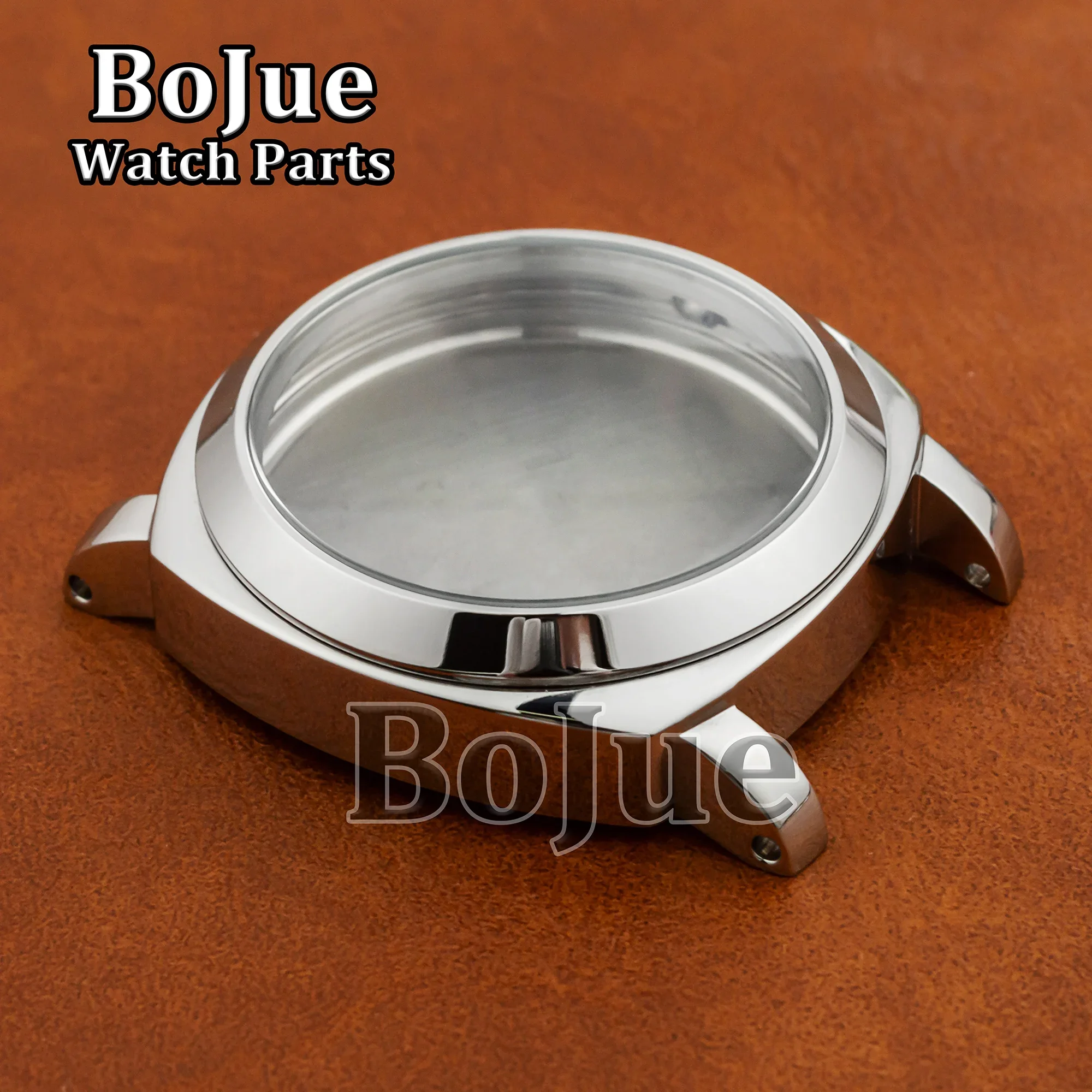 44mm Pam Case 10ATM Waterproof Watch Case Vintage Stainless Steel Pam Case for 5218 CG 6497/6498/ST3600 Movement Mod Parts