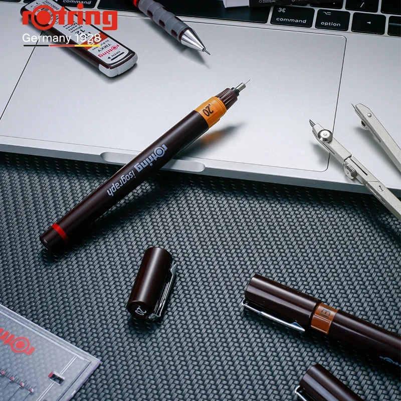 1pc rOtring Isograph Needle Pen 0.1-0.8mm Repeated replacement nib Addable Ink hook line pen Hand-painted/ Drawing Pen image 5