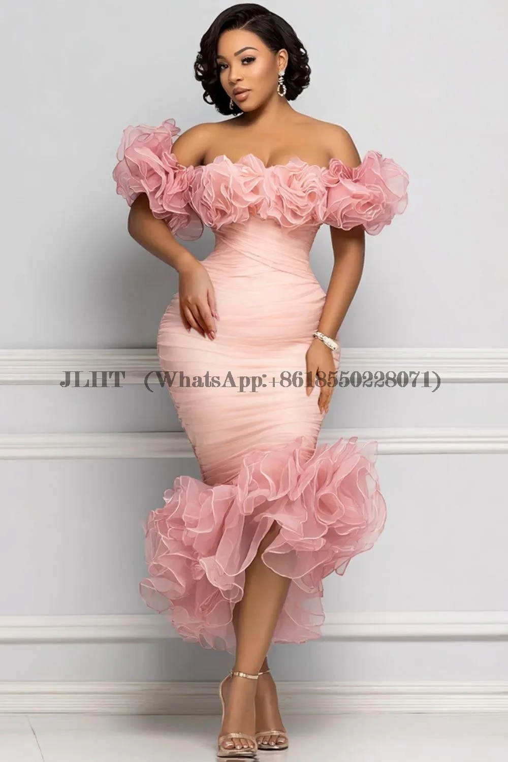 short pink graduation dresses Cicinia Halter Candy Soft Satin A-line Backless Mini Dress bridal shower party Sweetheart Neck Backless Short Pink