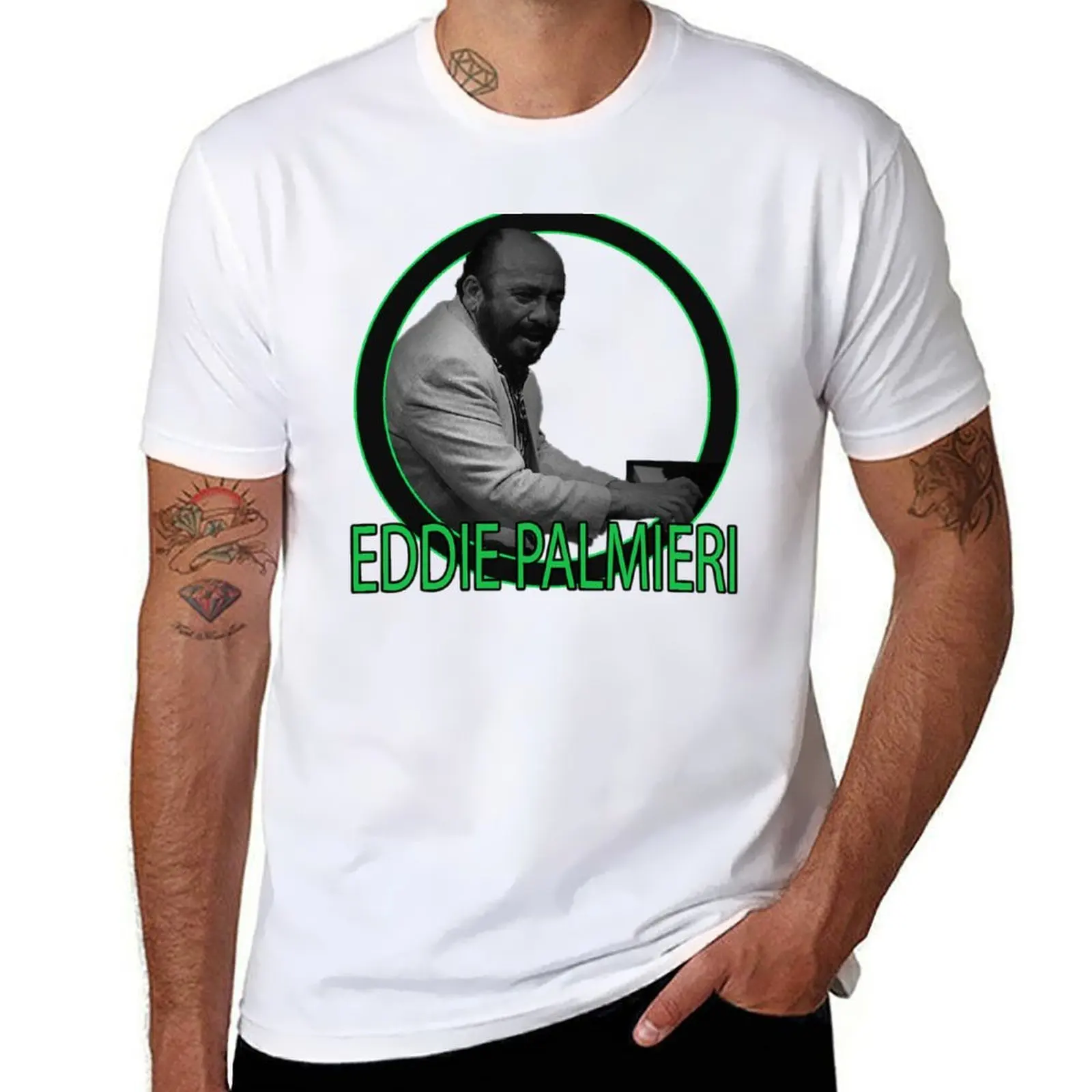 

Salsa design of your favorite artist [Eddie Palmieri] T-Shirt t shirts for man graphic vintage man t shirts for men T-Shirt