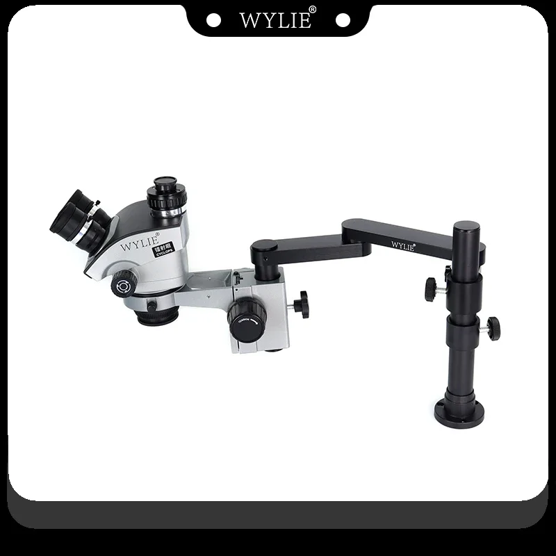 

WYLIE X23 Microscope with Universal Swing Arm Phone Repair Continuous Zoom 360 Degree Rotation Ultra High Definition Microscope