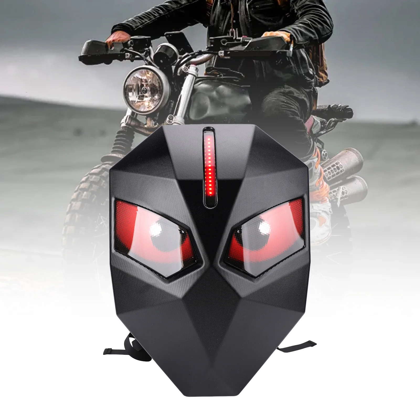 

Hard Shell LED Backpack LED Backpack LED Motorcycle Backpack 60x48 Pixels APP Control Programmable Screen Hard Shell Helmet Bag
