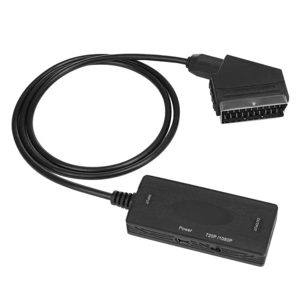 Cavo adattatore utile cavo adattatore Video 1080P compatibile con SCART a HDMI ampiamente compatibile per proiettore