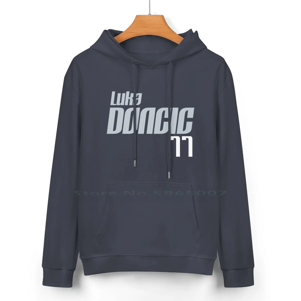 Doncic 77 Pure Cotton Hoodie Sweater 24 Colors Dallas Basketball Luka Magic Doncic Maverick Usa America Texas Halleluka Friends