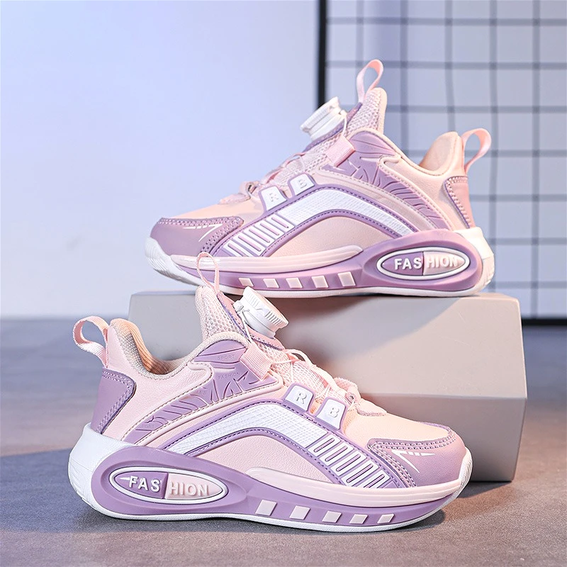 

Autumn Girls Sneaker New Fashion Outdoor Sports School Kids Basketball Shoes Luxury Design Running Hiking Childrens Casual Shoes