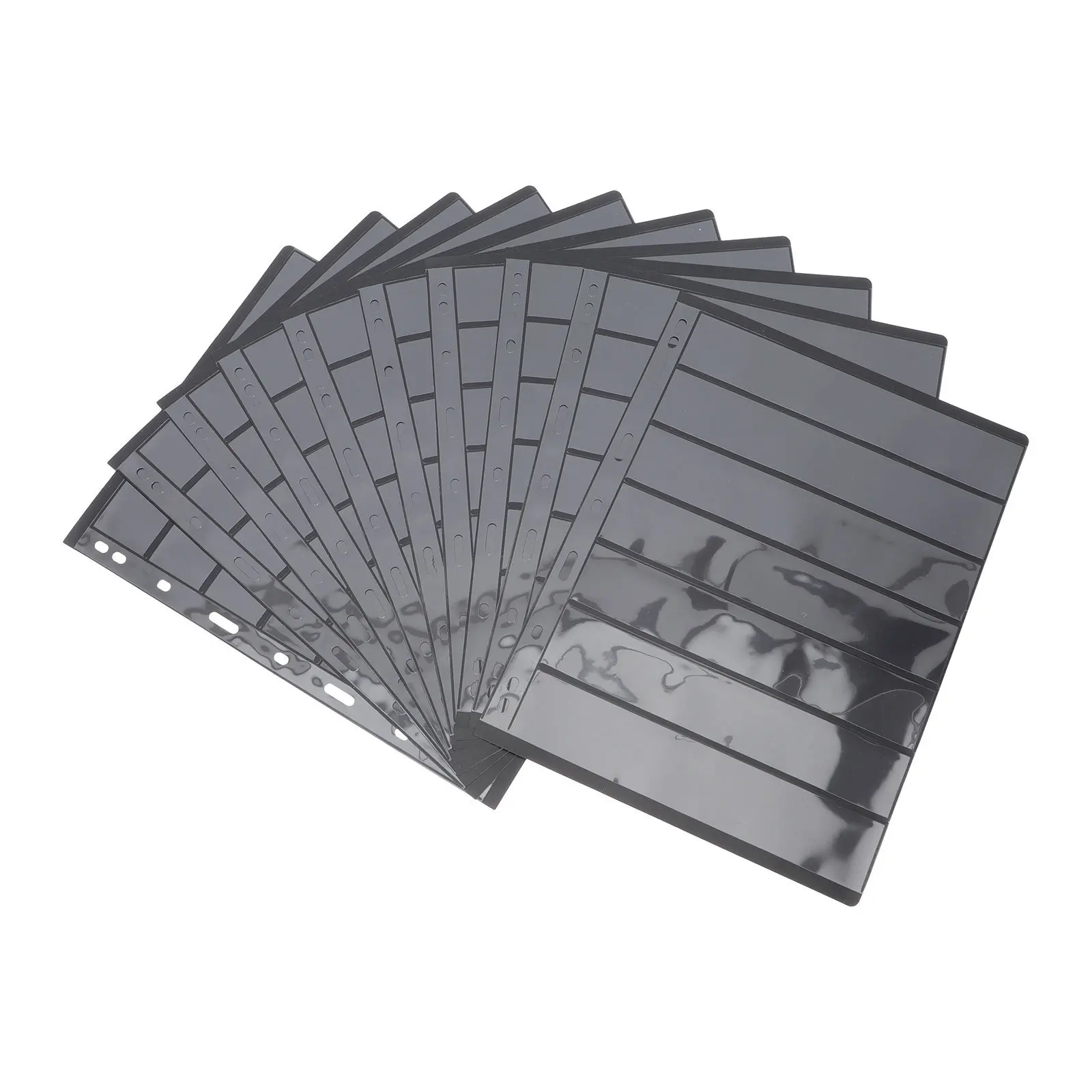 lot-de-10-albums-transparents-a-sept-pages-pour-la-collection-de-timbres-et-la-conservation-de-pieces-de-monnaie